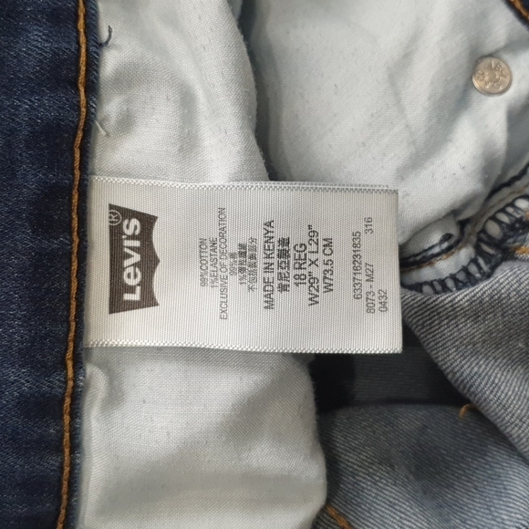 Levi's 511 Classic Slim Fit Patch Jeans - Picture 4 of 11
